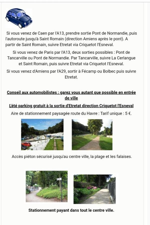 Appartement A 5 Minutes De La A Pied Étretat